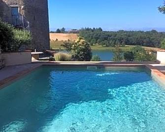 Roulotte la Souleillade - Pech-Luna - Piscina