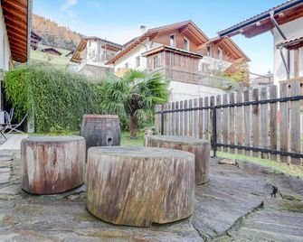 Kelderer Hof - Appartment Jaufen - St. Martin in Passeier - Patio