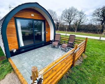 Beech Pod Cabin in beautiful surroundings Wrexham - Wrexham - Patio