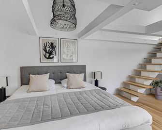 Amazing apartment with a roof-top terrace in the heart of Copenhagen - Kopenhaga - Sypialnia