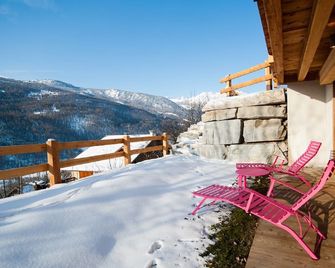 Chalet Wanaka, charm and prestige with sauna and beautiful mountain view - La Salle-les-Alpes - Balcon