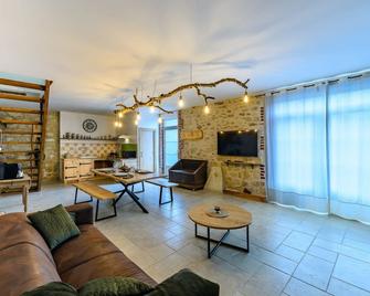 La Grange des Richebourgs - Maison de campagne - Vauxaillon - Sala de estar