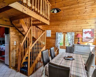 Cozy chalet with private pool in Val-d'Ajol, 3 bedrooms - Le Val-d'Ajol - Salle à manger