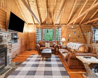 Cozy Bear-Themed Mountain Cabin, Relaxing Hot Tub - Harpers Ferry - Living room