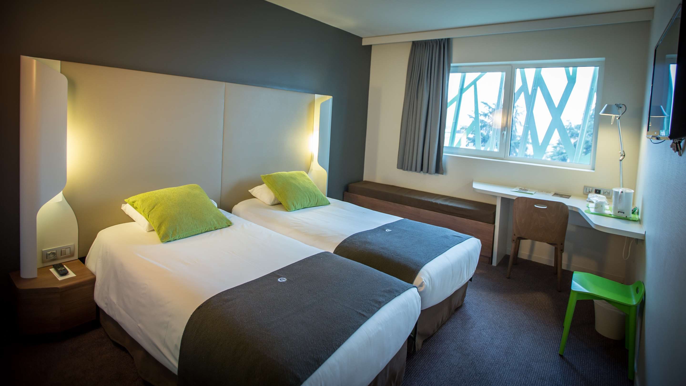 Campanile Dijon Congres Clemenceau - דיז'ון - חדר שינה