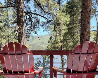 Lakefront Cabin 1bdrm/Deertrail2shore/Rowboat/Sup/Fishinpole/Pet/30mins 2durango - Bayfield - Balcony