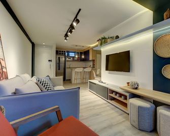 Porto Iracema #1112 - Apê moderno por Carpediem - Fortaleza - Wohnzimmer