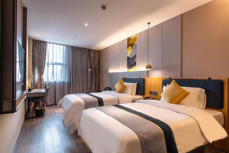 Home Inn Selected Foshan Zumiao Zhongshan Park - فوشان - غرفة نوم