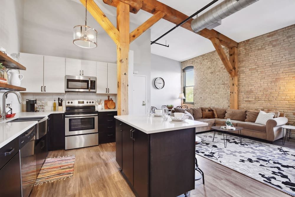 Modern Loft in Trendy North Loop Location - مينيابوليس - مطبخ
