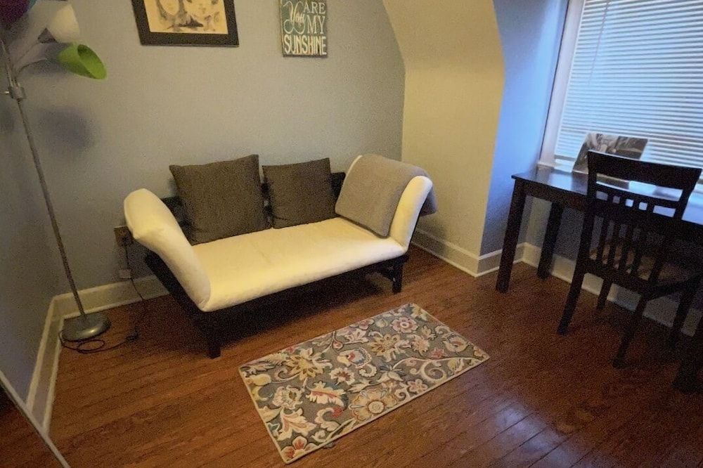 Living room view of Historic Gem in the Heart of Hilton Village on the James River