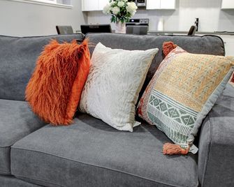 Brand New Modern Escape - Grande Prairie - Living room