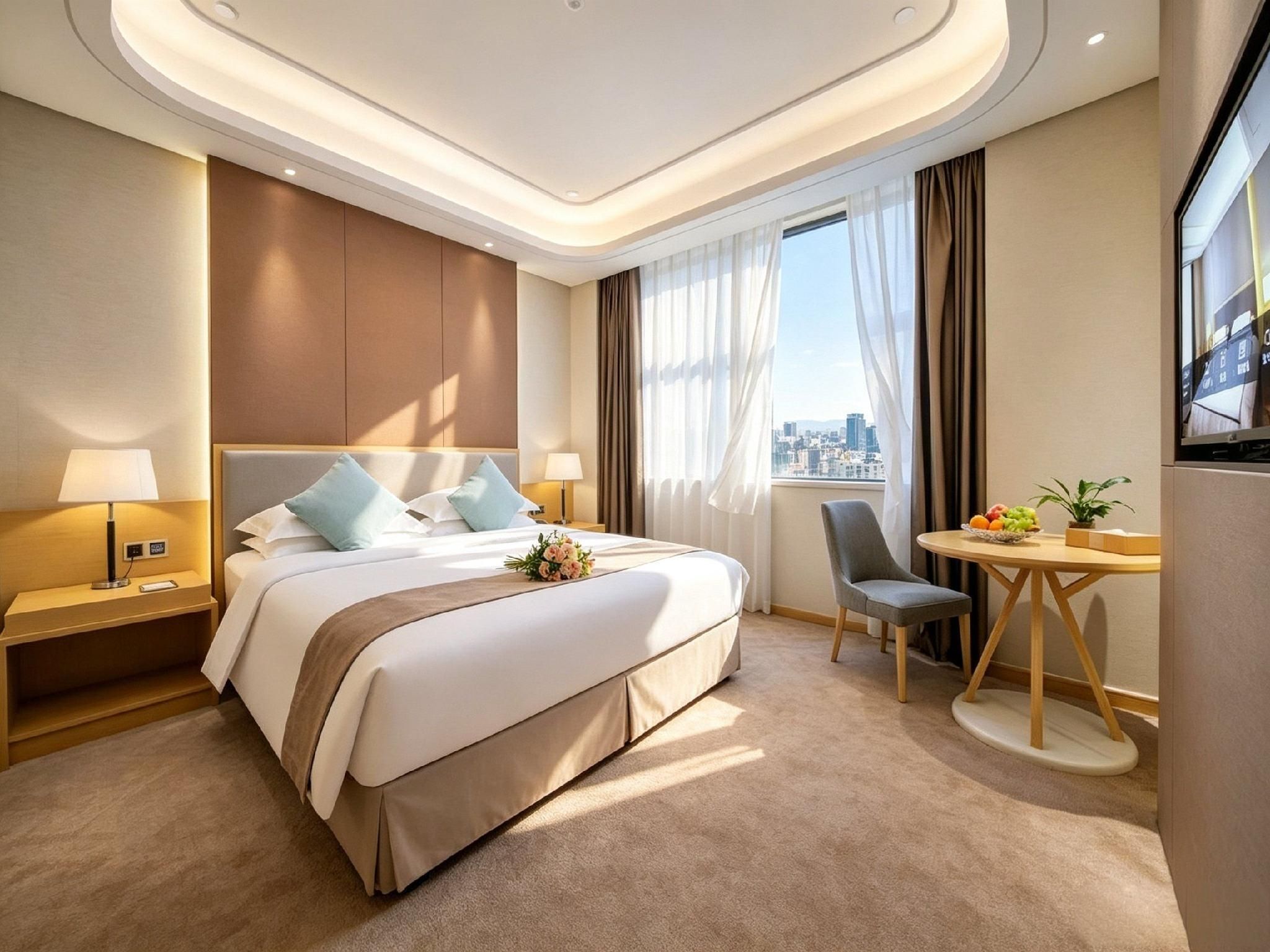 Ai Stay · Chenxi Hotel (Handan Tianhong Plaza Branch) - האנדן - חדר שינה