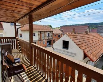 Ferienhaus in Stockheim - Ostheim v.d. Rhön - Balkon