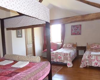 Large 1850’s Charentais farmhouse with swimming pool 400 metres from Monkey Park - Romagne - Chambre