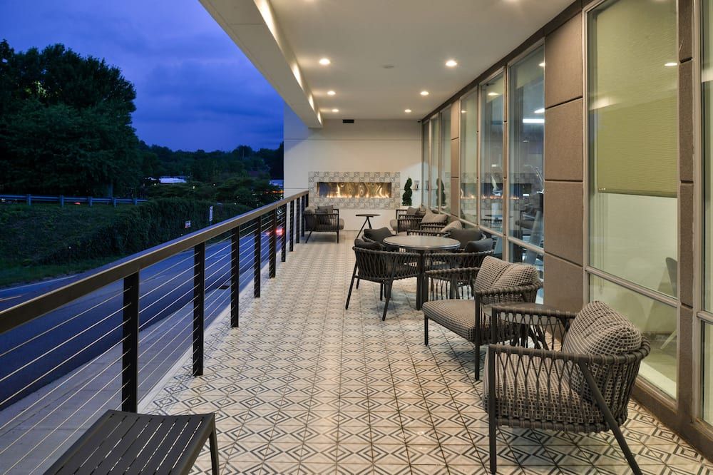 Balcony view of TownePlace Suites by Marriott Asheville Downtown