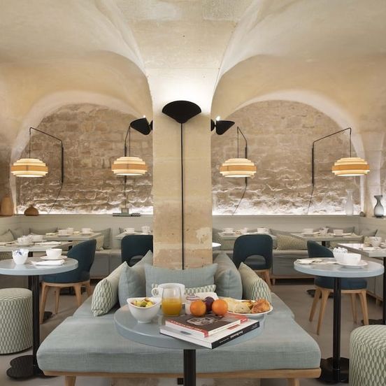 Restaurant view of Millésime Hôtel