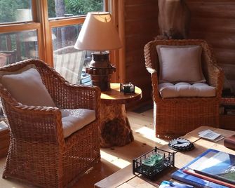 Dream Log Cabin on Big Creek - Grayling - Living room