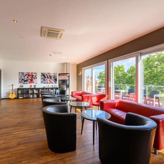 Living room view of Art Rock Downtown Hotel