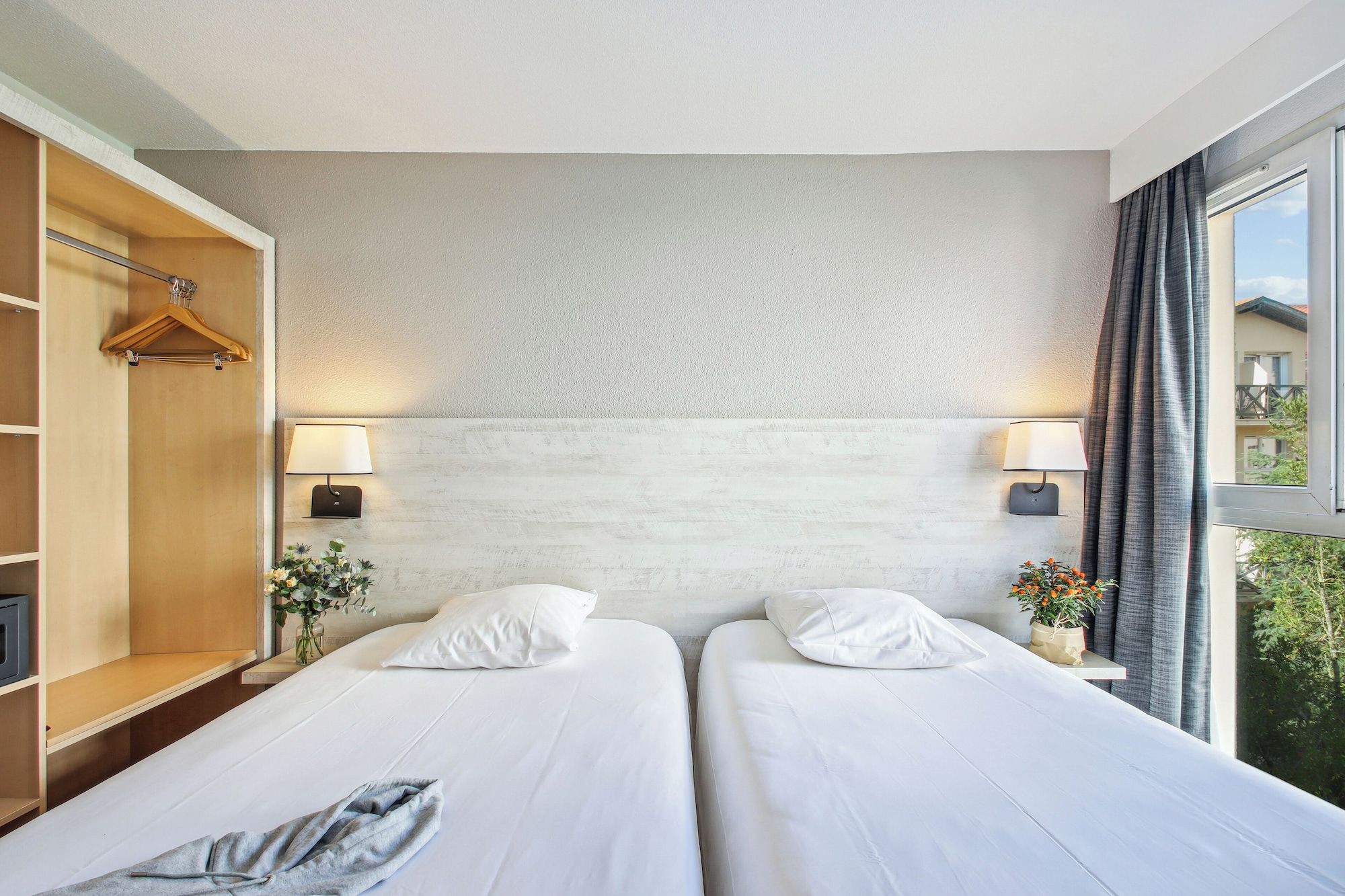 Hôtel Akena Biarritz - Grande Plage - ביאריץ - חדר שינה