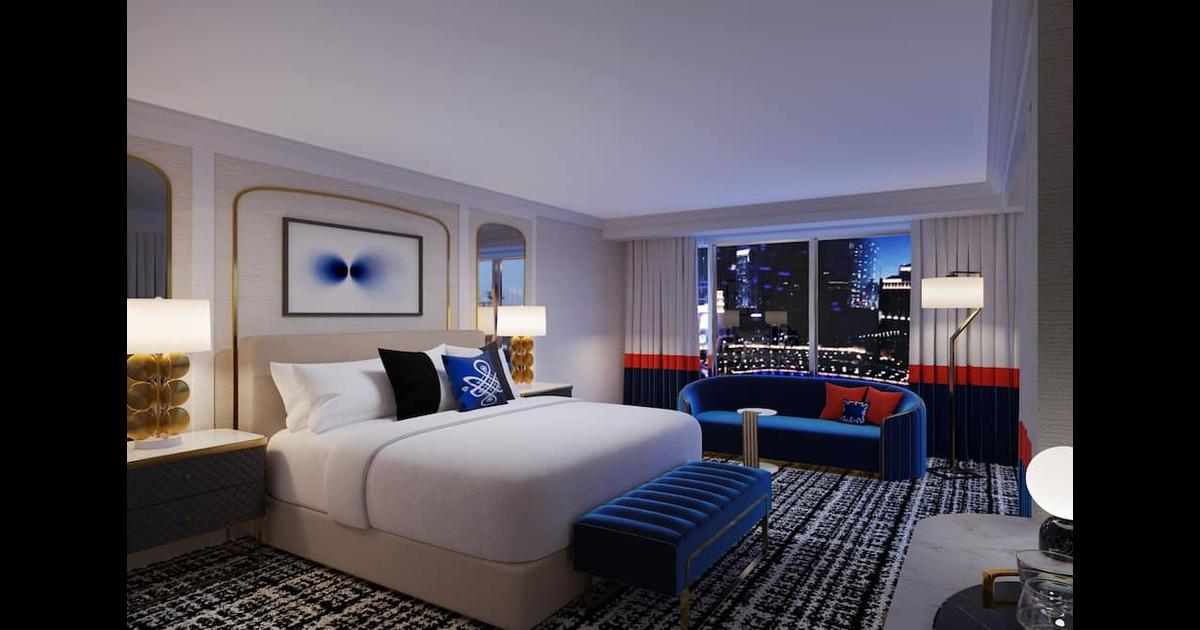A view of the Petite Suite on the 23rd floor - Picture of Paris Las Vegas,  Paradise - Tripadvisor