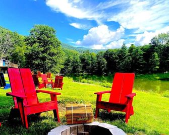 Barn-Again. Private Lake, Mtn view, fishing - Big Indian - Patio