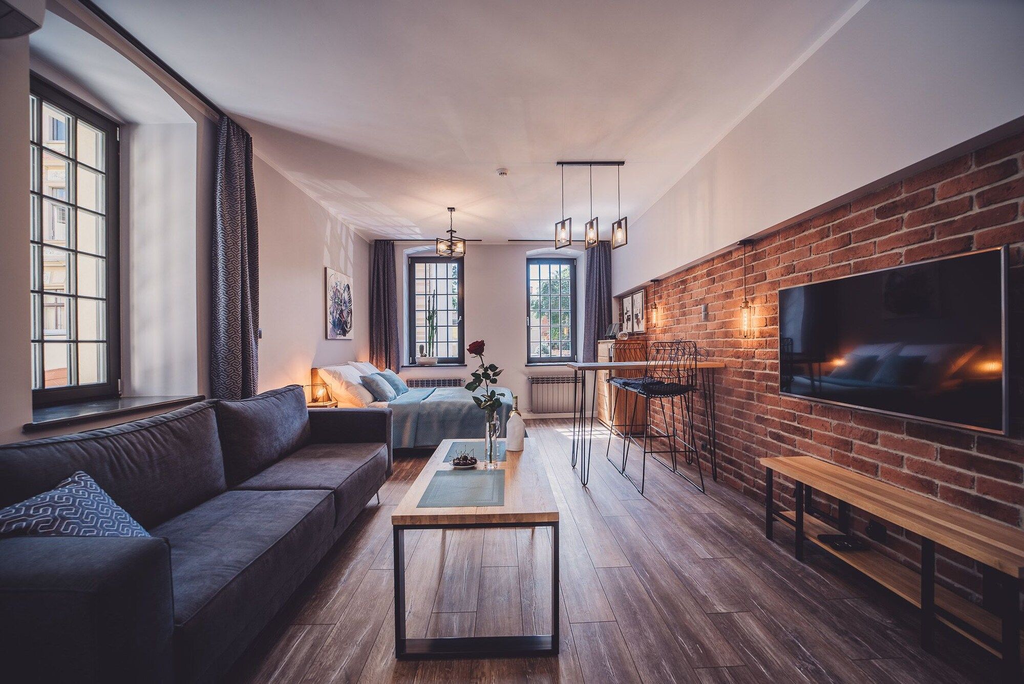 Apartamenty Swietego Jakuba - Toruń - Oturma odası