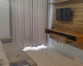 Apartamento com otima localizacao em Itajai SC - Itajaí - Sala de estar