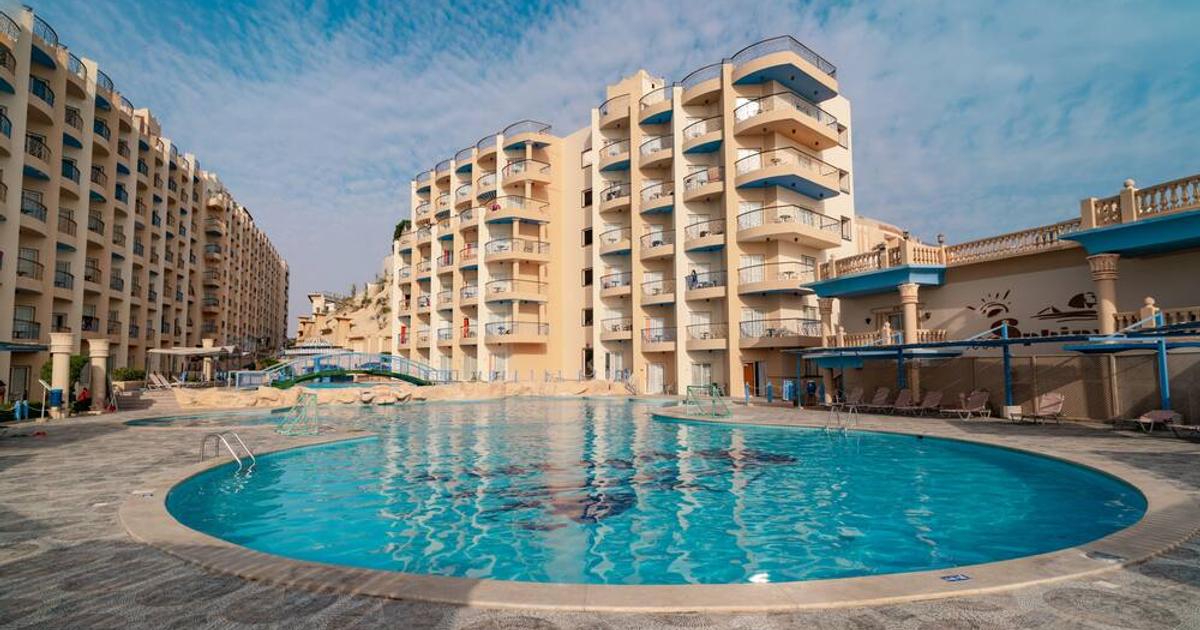 King Tut Aqua Park Beach Resort from $36. Hurghada Hotel Deals ...
