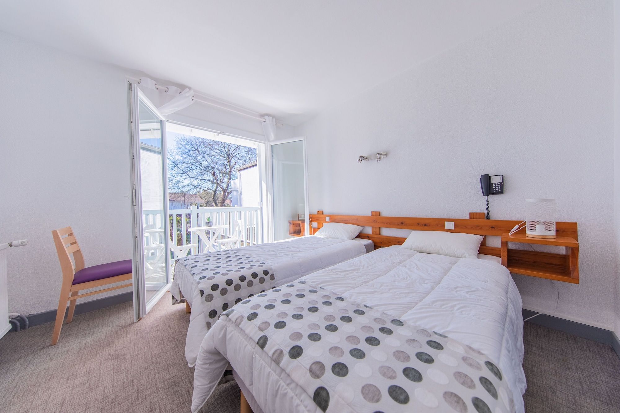 Hôtel Land'Azur - Mimizan - Slaapkamer
