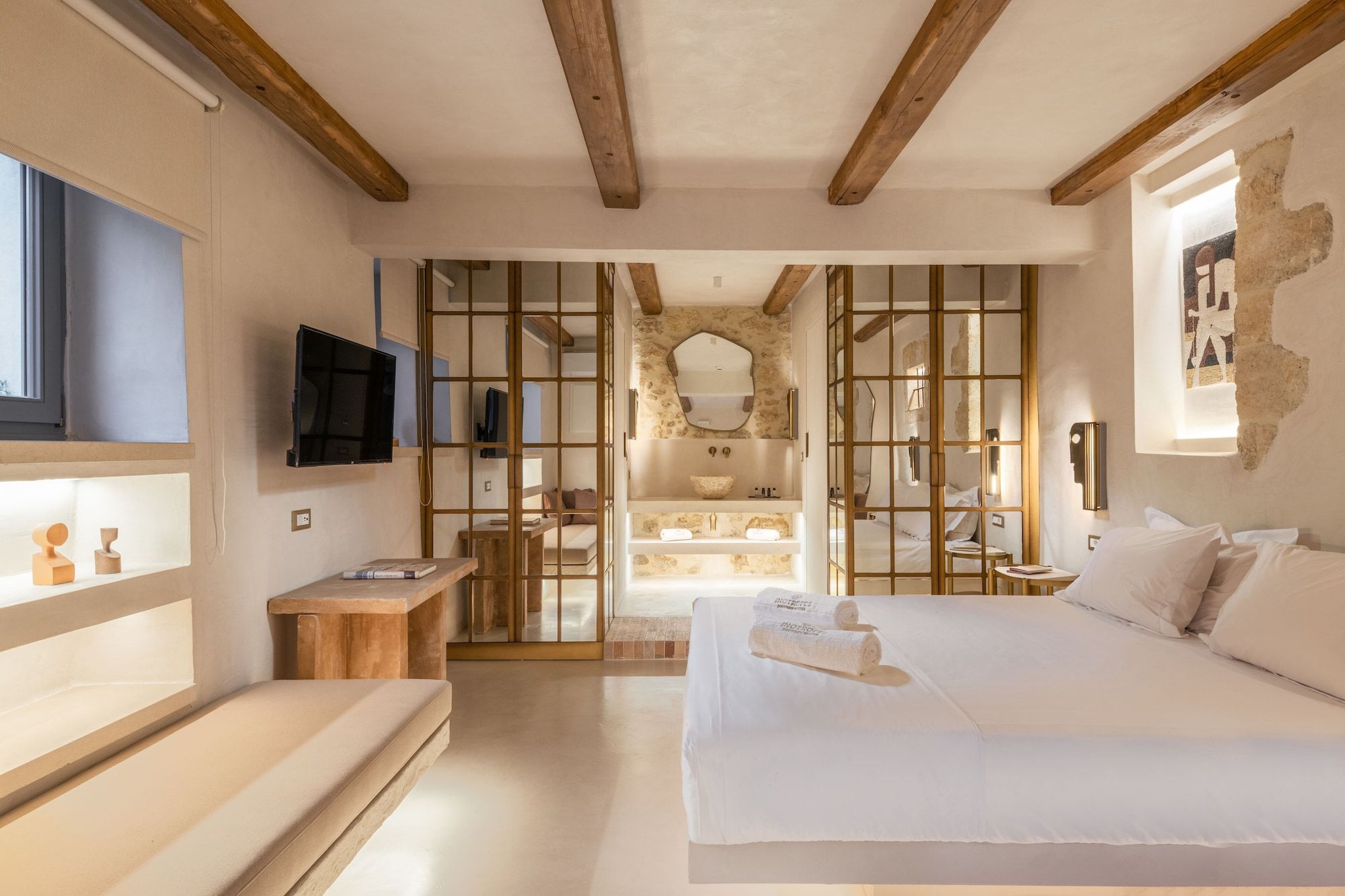 Inotropes Boutique Suites - Adults Only - Archanes - Schlafzimmer