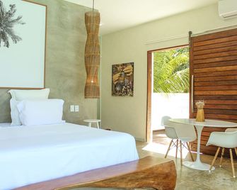 Pe na Areia Boutique Hotel - Japaratinga - Schlafzimmer