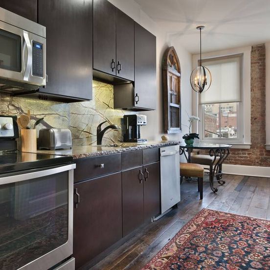 Kitchen view of The Windsor - Asheville