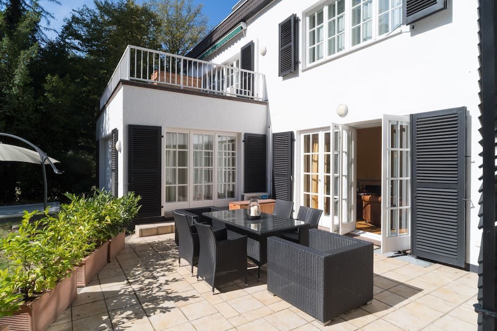 هوتل فيلا إم بارك - دوسيلدورف - شرفة مرصوفة