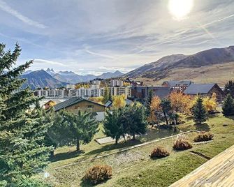 Duplex 10 personnes proche pistes, vue Aiguilles d'Arves - FR-1-416-189 - Fontcouverte-la Toussuire - Balkon