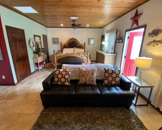 Lakeside Casita at Rock Cliff Reservoir - Bandera - Sala de estar