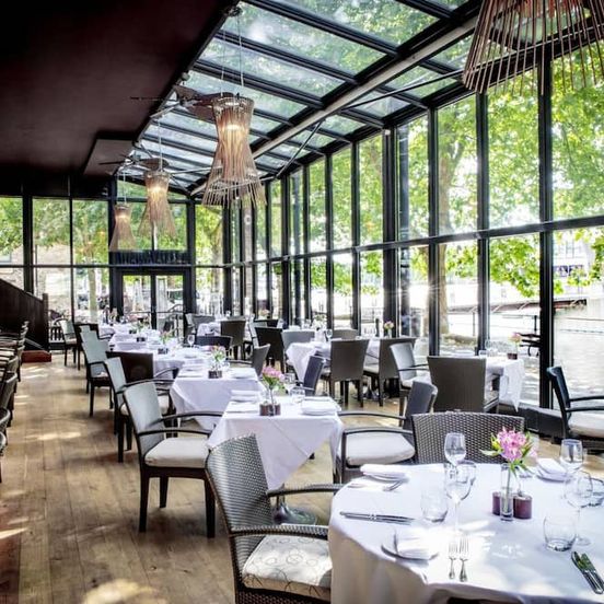 Restaurant view of The Bristol Hotel