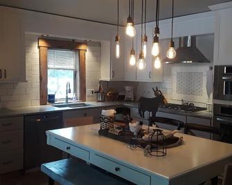 Whole house w/ Open plan; reno'd farmhouse style home w/ cozy interiors. Dogs OK - Port Austin - Kitchen