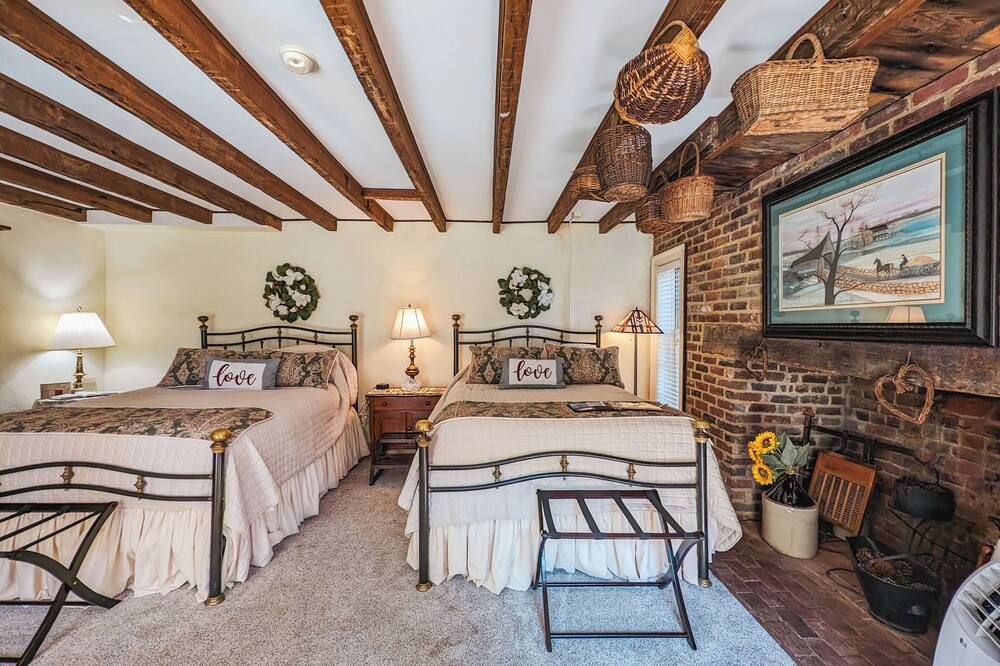 Bedroom view of The Richard Johnston Inn & 1890 Caroline House