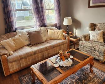Welcoming, Wonderfully Cozy 1 bdrm Apt - Mason City - Living room