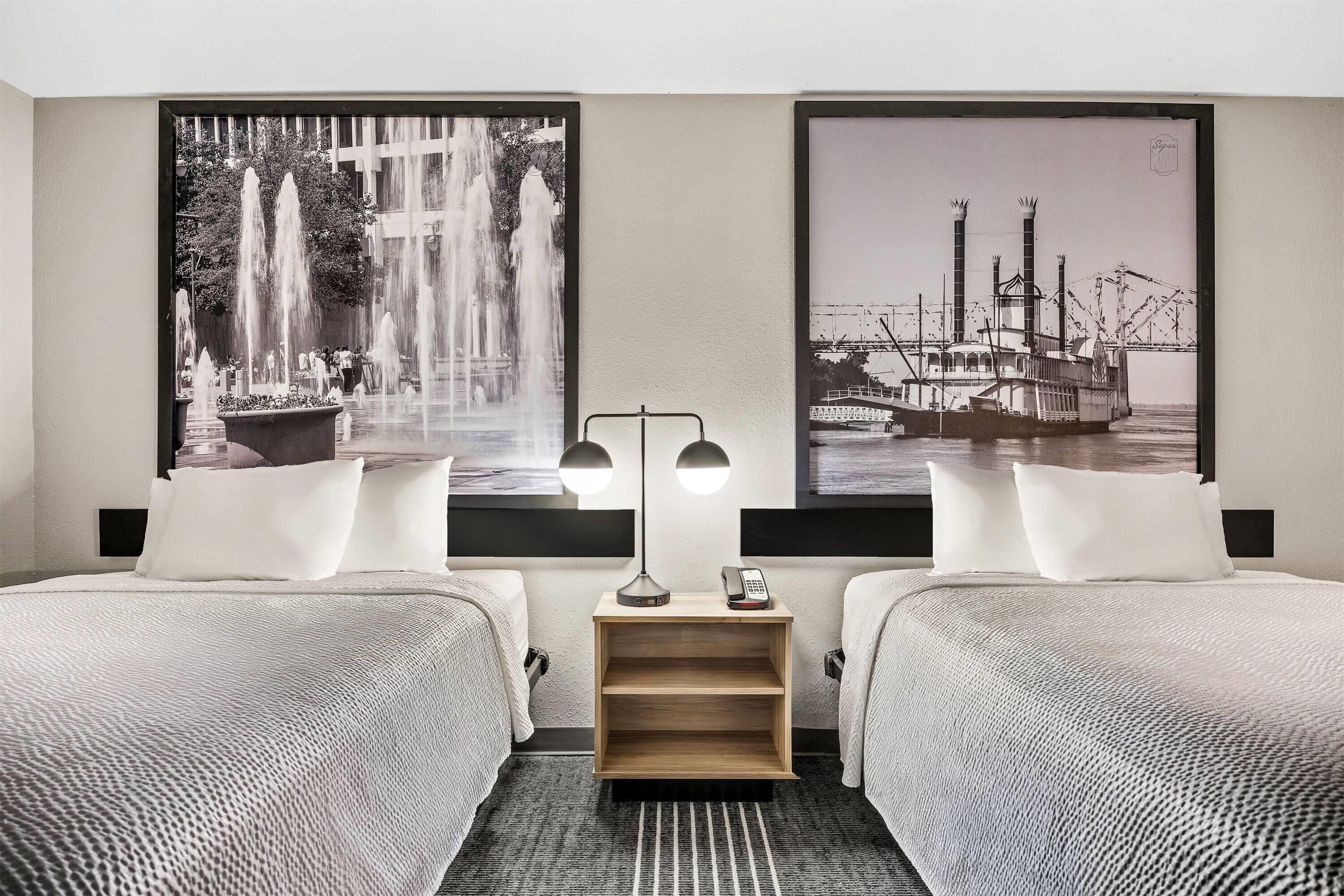 Super 8 by Wyndham Harrison AR - Harrison - Bedroom