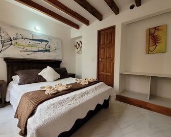Casa Cantabria Hotel - Villa de Leyva - Schlafzimmer