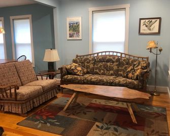 Restored 1920's peaceful, lakeside cottage - Allegan - Huiskamer