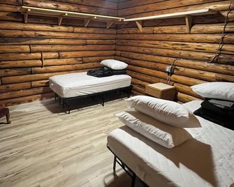 Charming 2-bedroom log cabin with AC by Lake Metigoshe - Bottineau - Spa