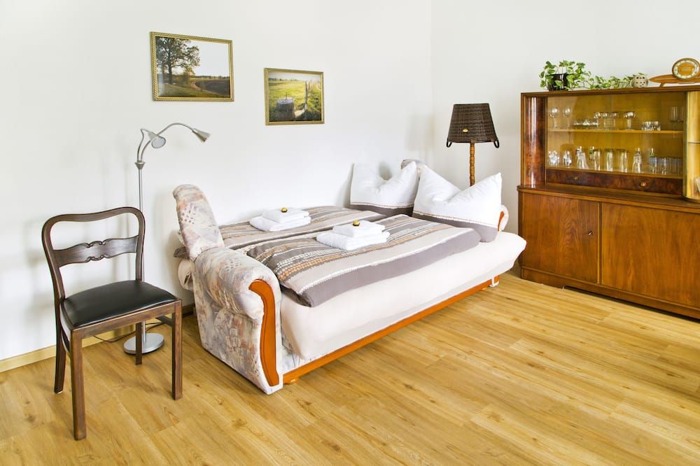 Vacation apartment zur Breiten Karthane | Elbtalaue | Kirchblick - Bad Wilsnack - Bedroom