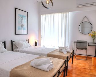 L' apartment blanc dans le centre de Glyfada - Glyfada - Schlafzimmer