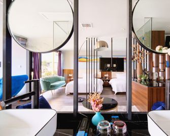 Sandjoy Shayue Hot Spring Homestay (Nanjing Tangshan) - Nanjing - Wohnzimmer