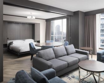 Hilton Vancouver Metrotown - Burnaby - Slaapkamer