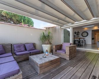 Villa Hestia - Piscine Privée - Agde - Patio