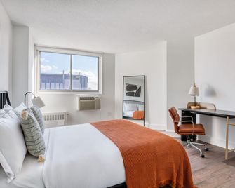 Serene Kips Bay 2BR w/ Gym & Doorman, nr Murray Hill, by Blueground - نيويورك - غرفة نوم