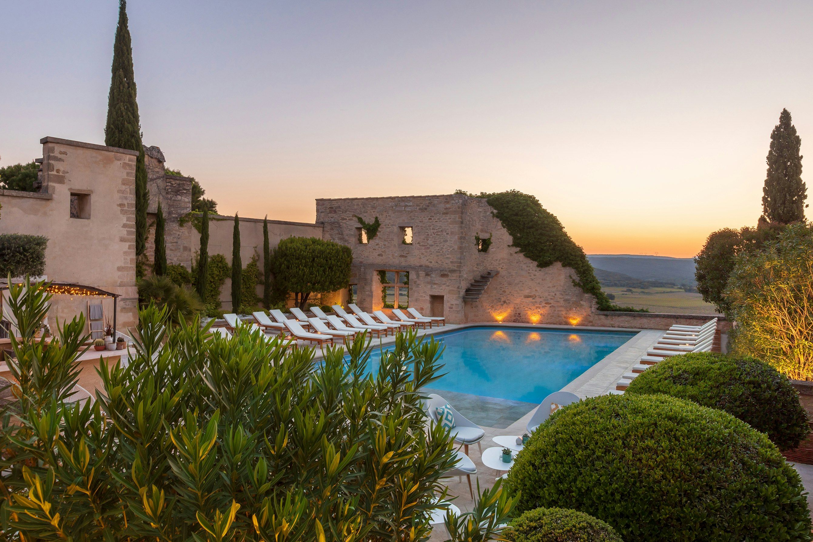 Le Vieux Castillon - Castillon-du-Gard - Piscina